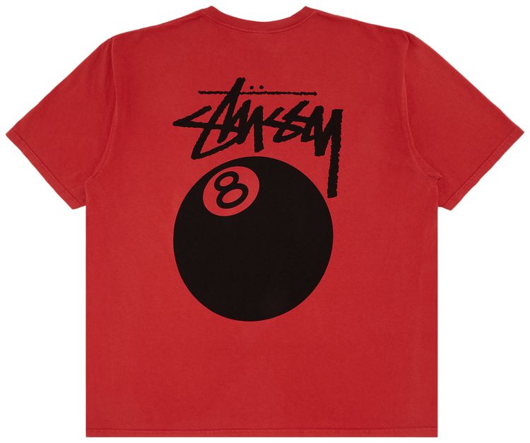 Stussy 8 Ball Tee Guava