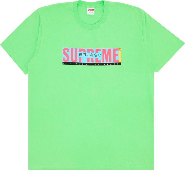 Supreme All Over Tee Lime