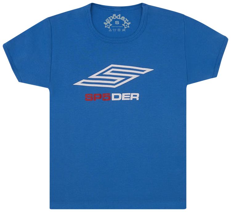 Sp5der Pro Baby Tee Blue