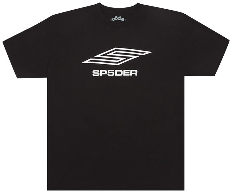 Buy Sp5der Pro LW Tee 'Black' - M03TS001SPBP | GOAT