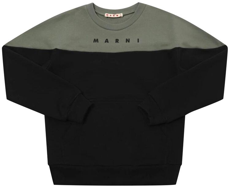Marni Kids Sweatshirt GreenBlack