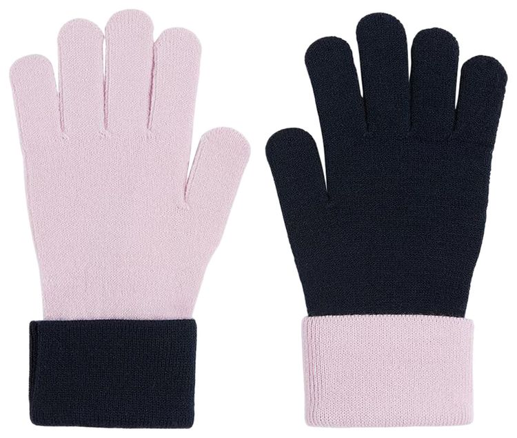 Marni Kids Mix Stripe Gloves PinkBlack