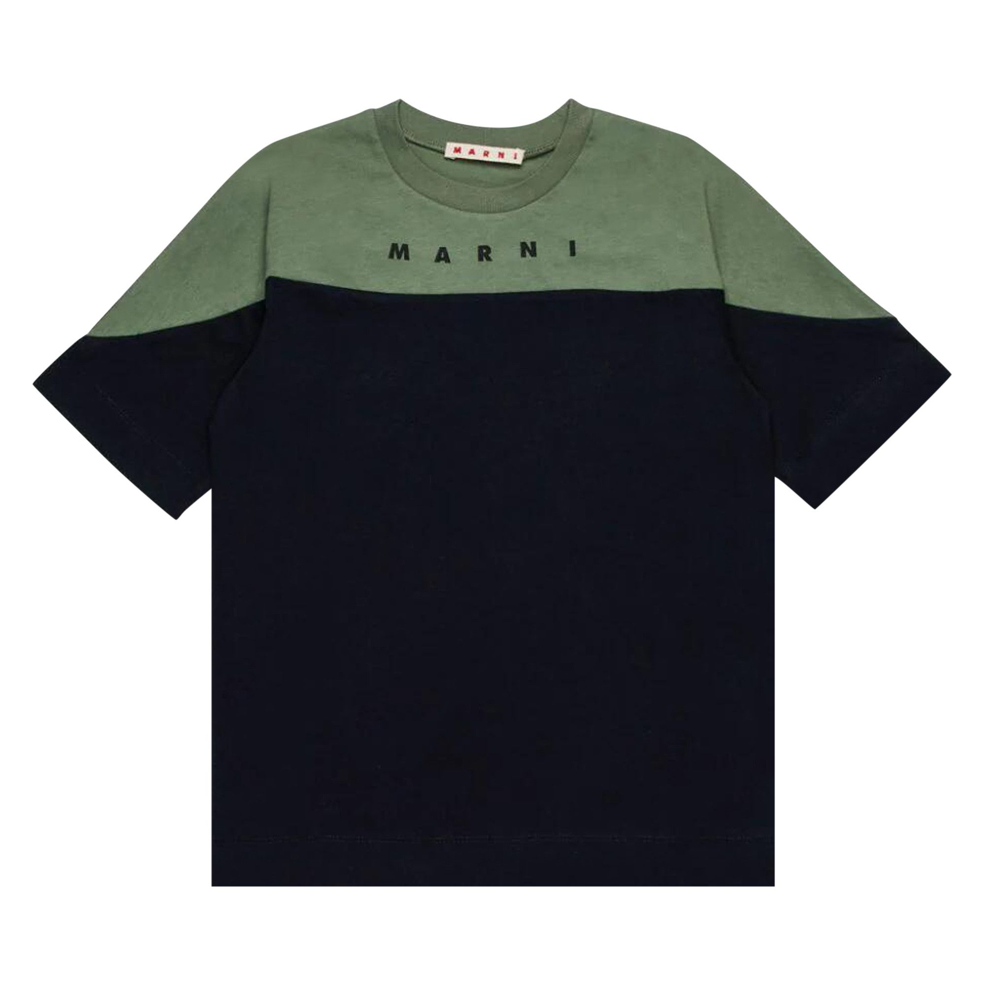 【関税&送料込】Marni Black Jersey T-Shirt Marni Men's Logo Crew T-Shirt | Neiman Marcus