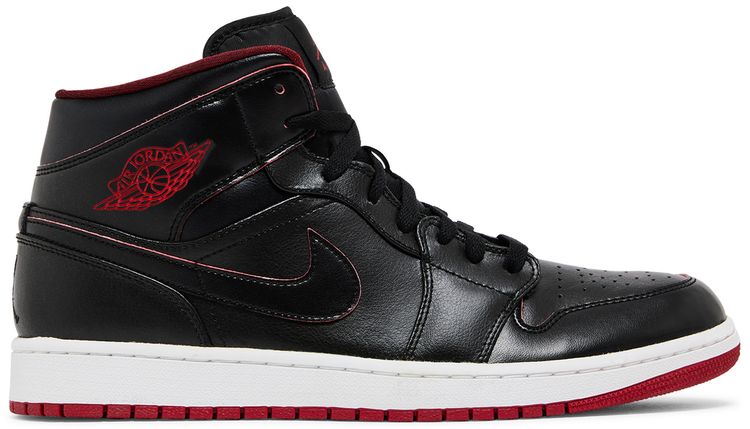 Air Jordan 1 Mid Black Red