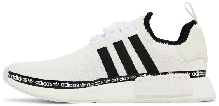 Adidas NMD R1 Logo Strip   Cloud White