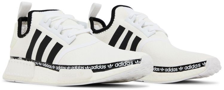 Adidas NMD R1 Logo Strip   Cloud White