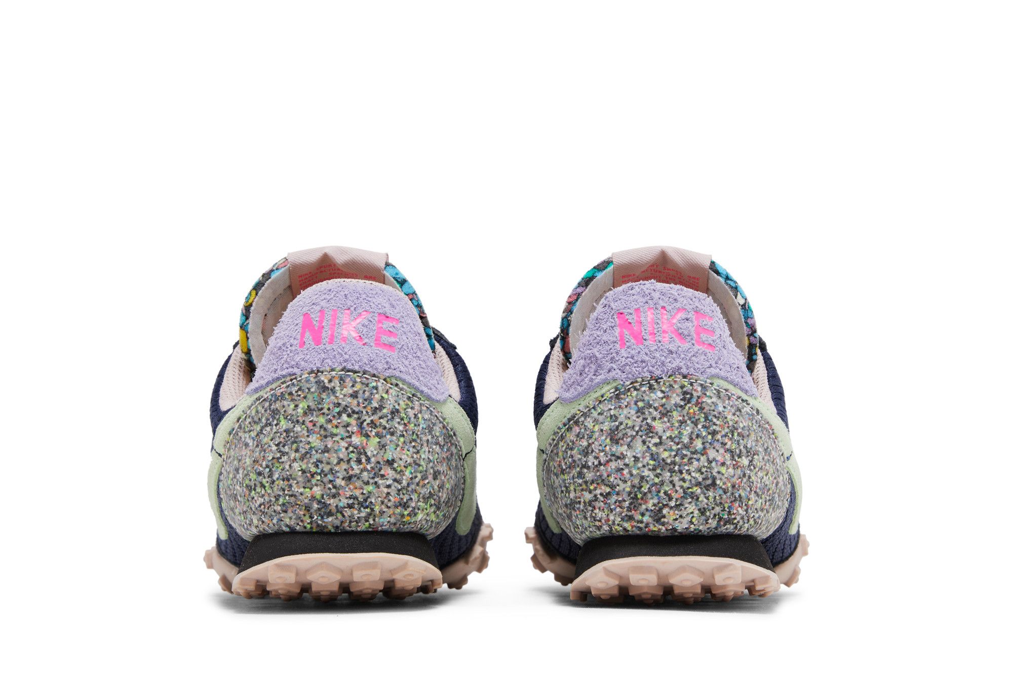 nike waffle racer midnight navy vapor green