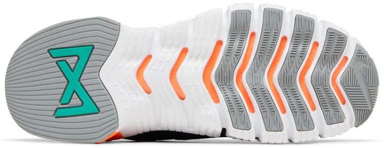 Nike Free Metcon 4 Black Total Orange Emerald