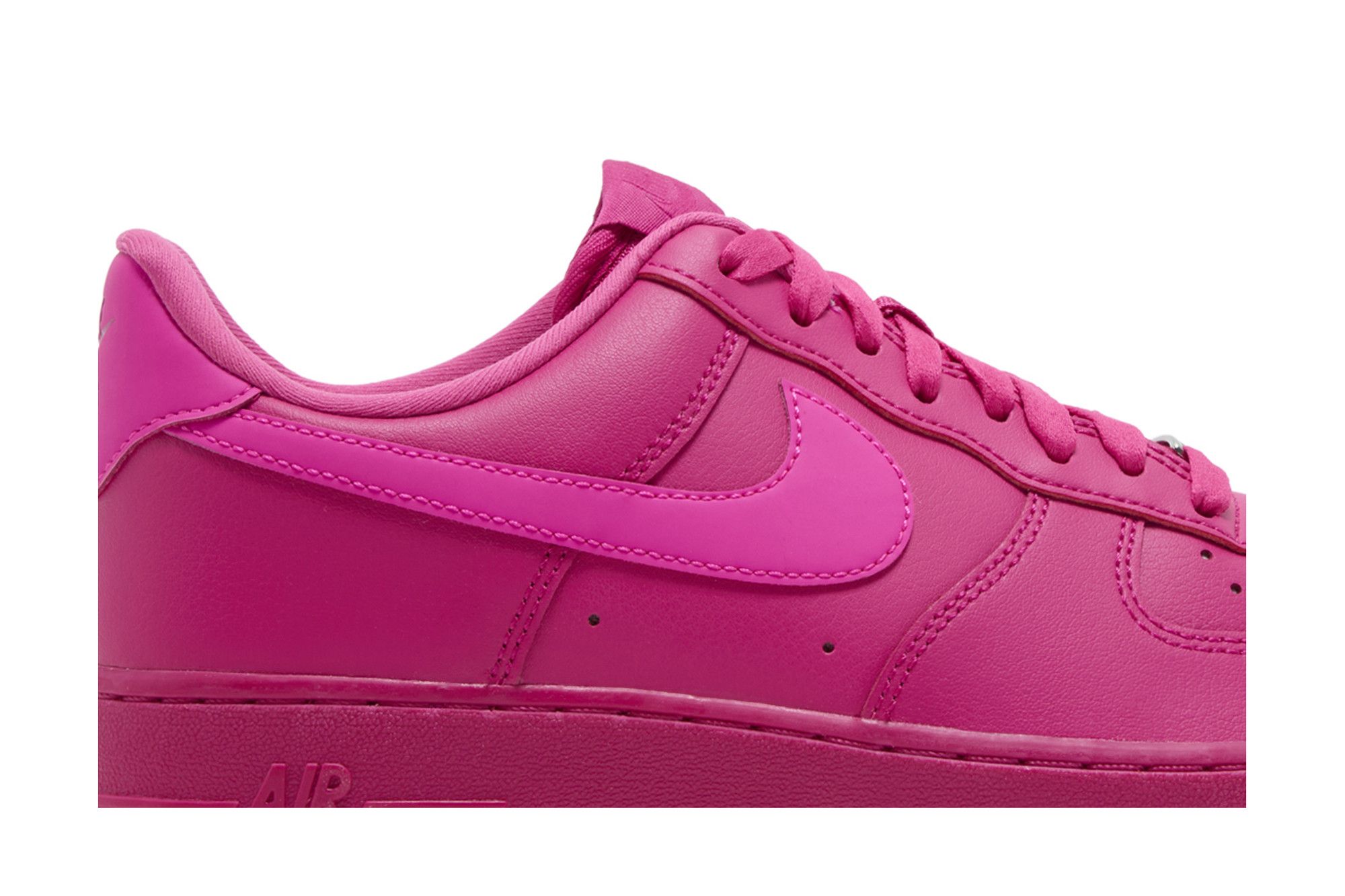 Pink nike air force ones top