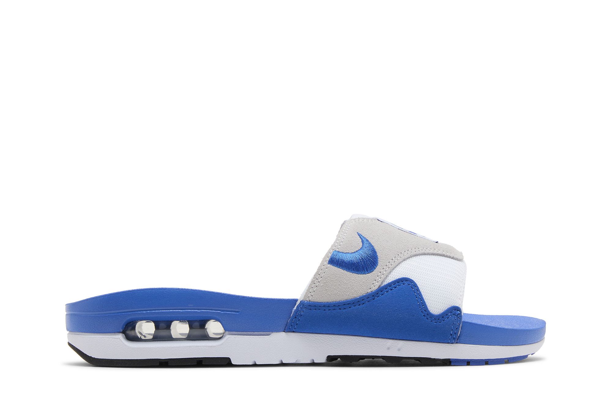 Nike slides royal blue cheap