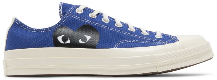 Comme des Garcons PLAY x Converse Chuck 70 Low Blue Quartz 2023