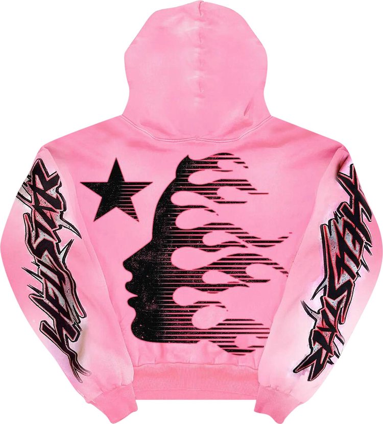 Hellstar Brainwashed Without Brain Hoodie Pink