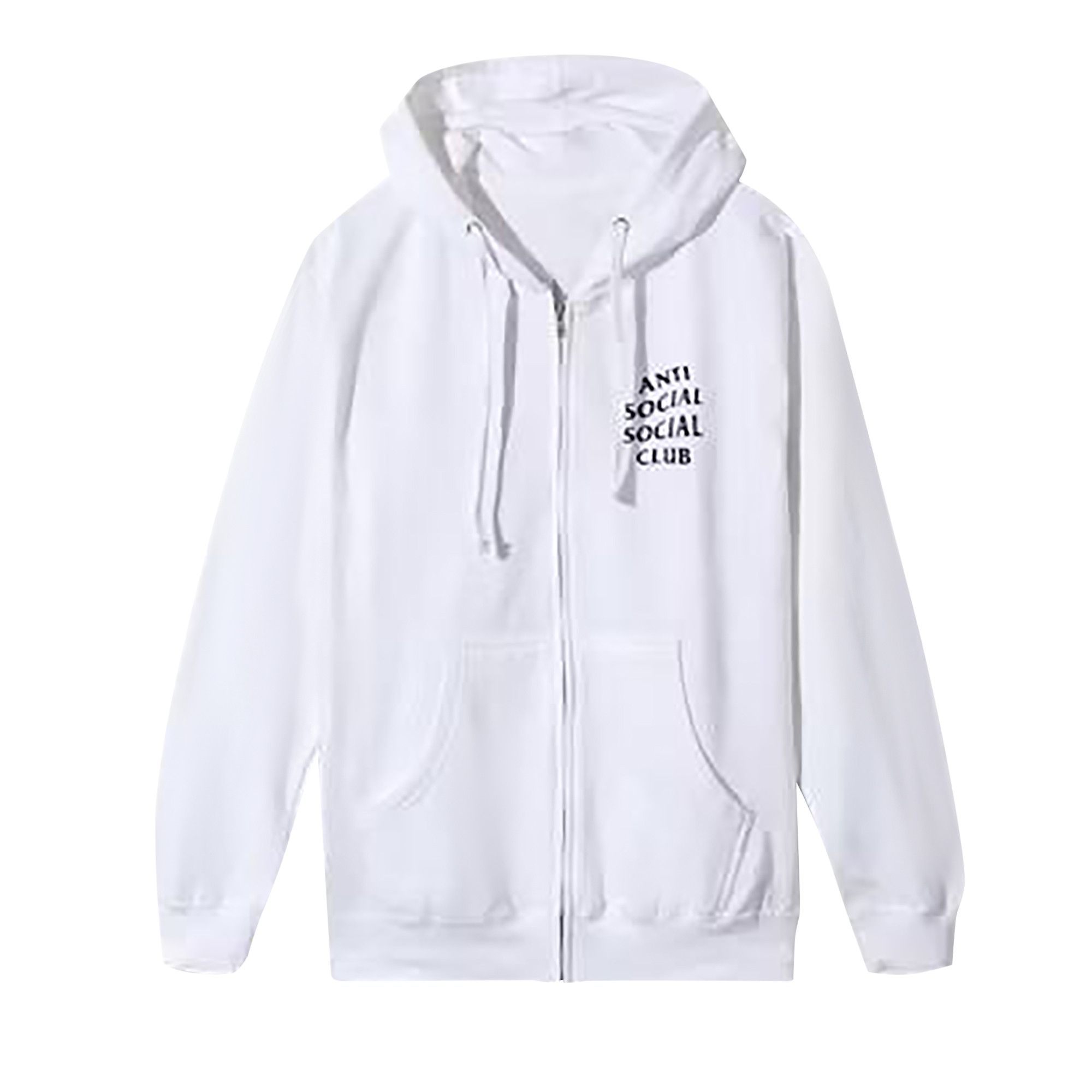 Buy Anti Social Social Club Masochism Zip Up Hoodie White 0657 100000119MZUH WHIT GOAT CA
