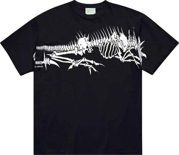 Aries Acid Dragon Skelator Tee Black