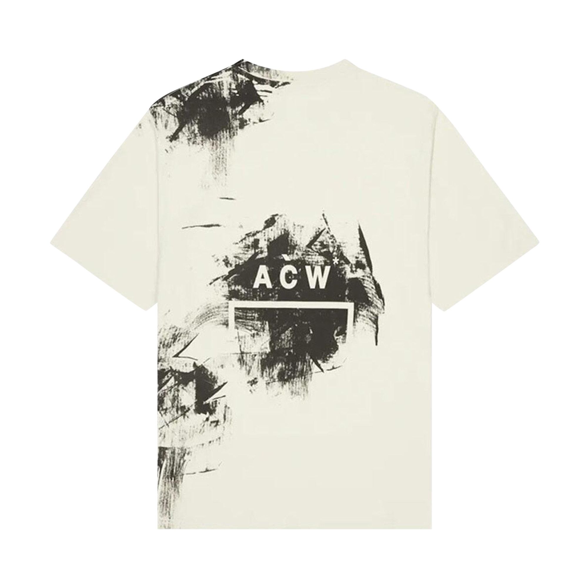 ★A-COLD-WALL★ Brush Stroke Short Sleeve T-Shirt BONE ACWMT Buy A-Cold-Wall* Brushstroke T-Shirt 'Bone' - ACWMTS188 BONE