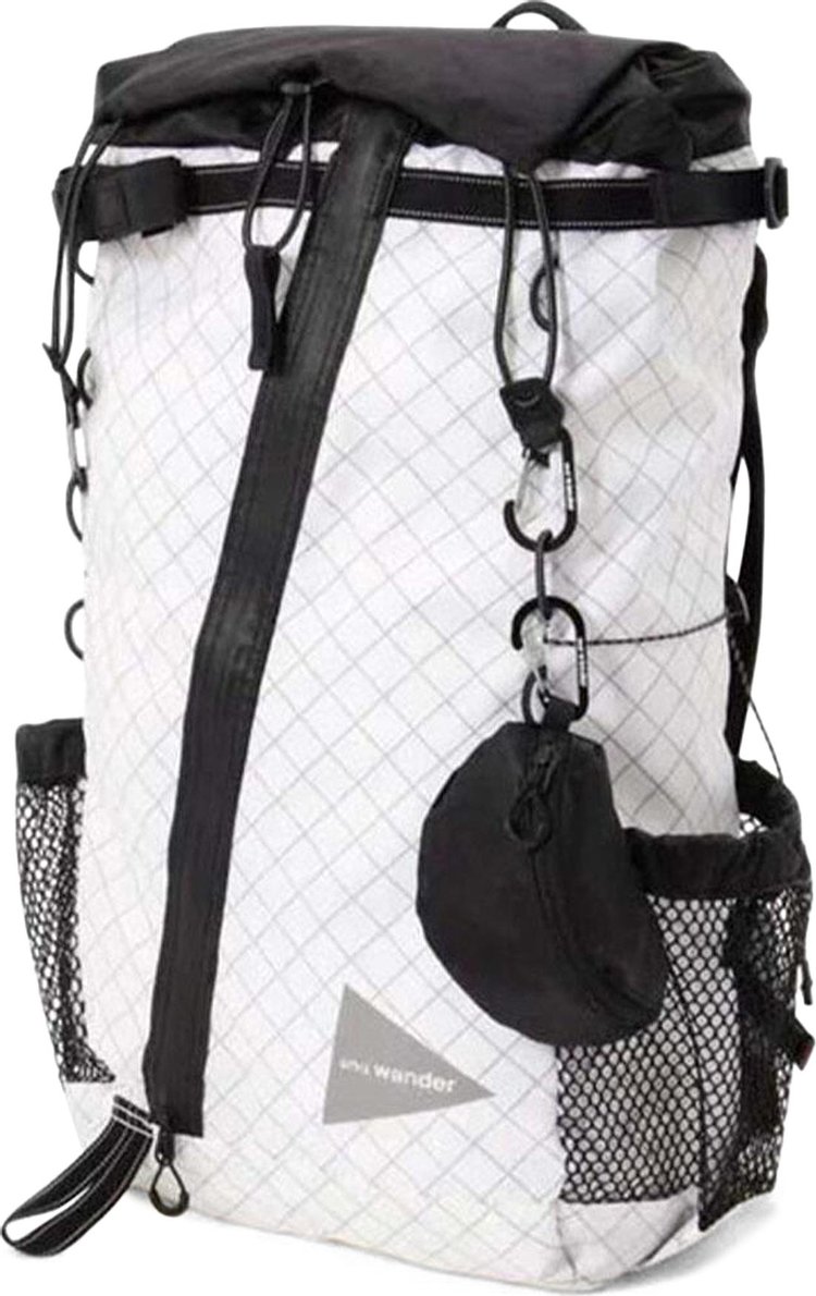 And Wander Ecopak Backpack Off White