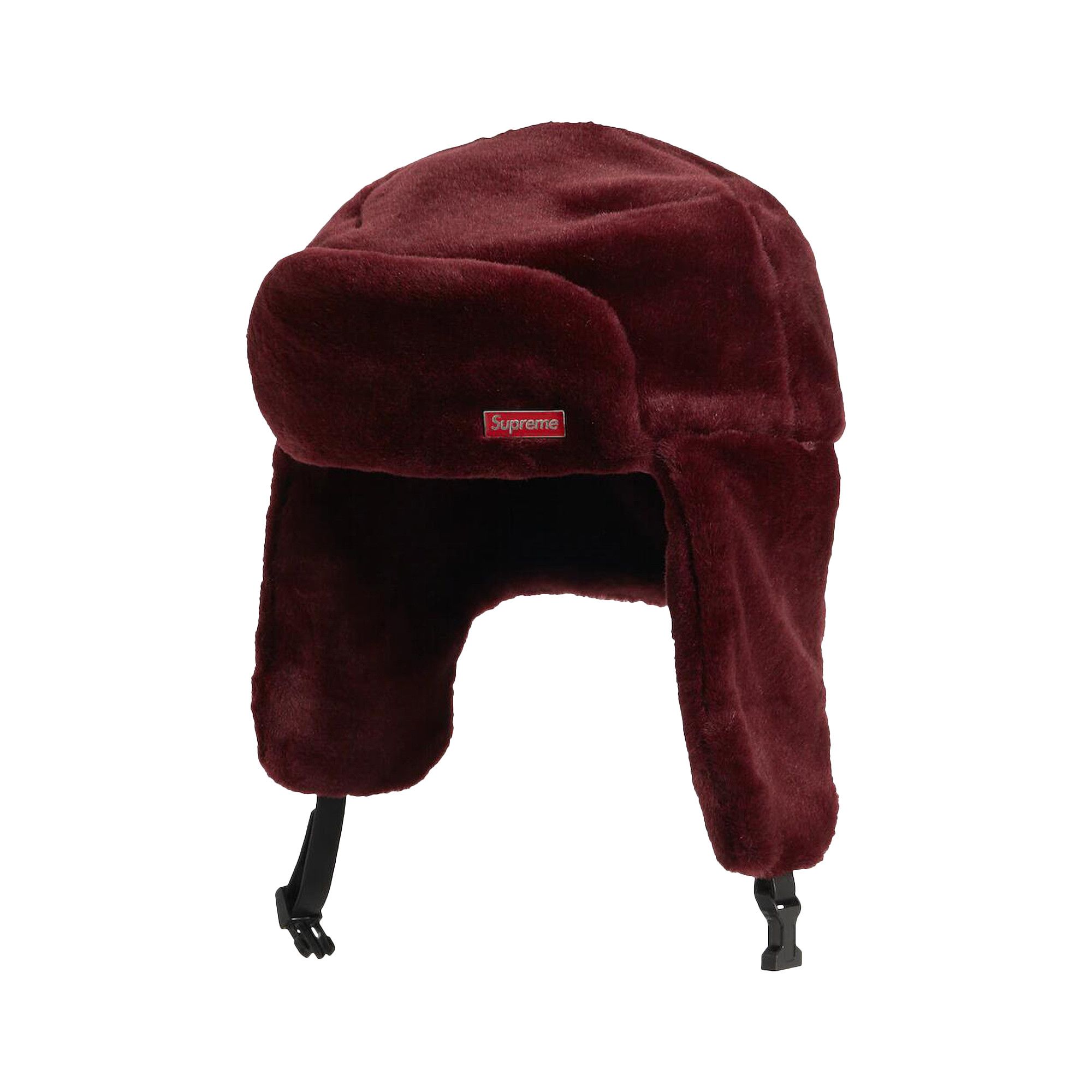 Size s m Supreme Faux Fur Ushanka Hat Burgundy
