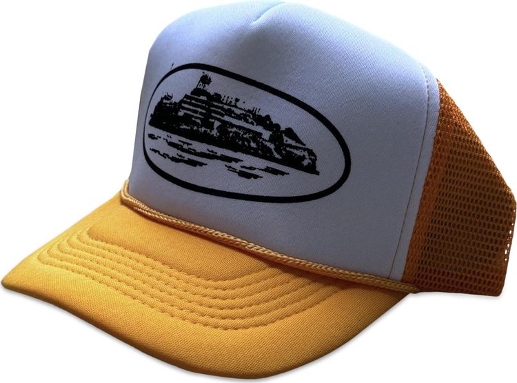 Corteiz Alcatraz Trucker Hat Yellow