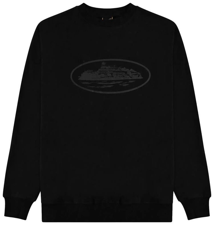 Corteiz OG Alcatraz Sweatshirt Triple Black