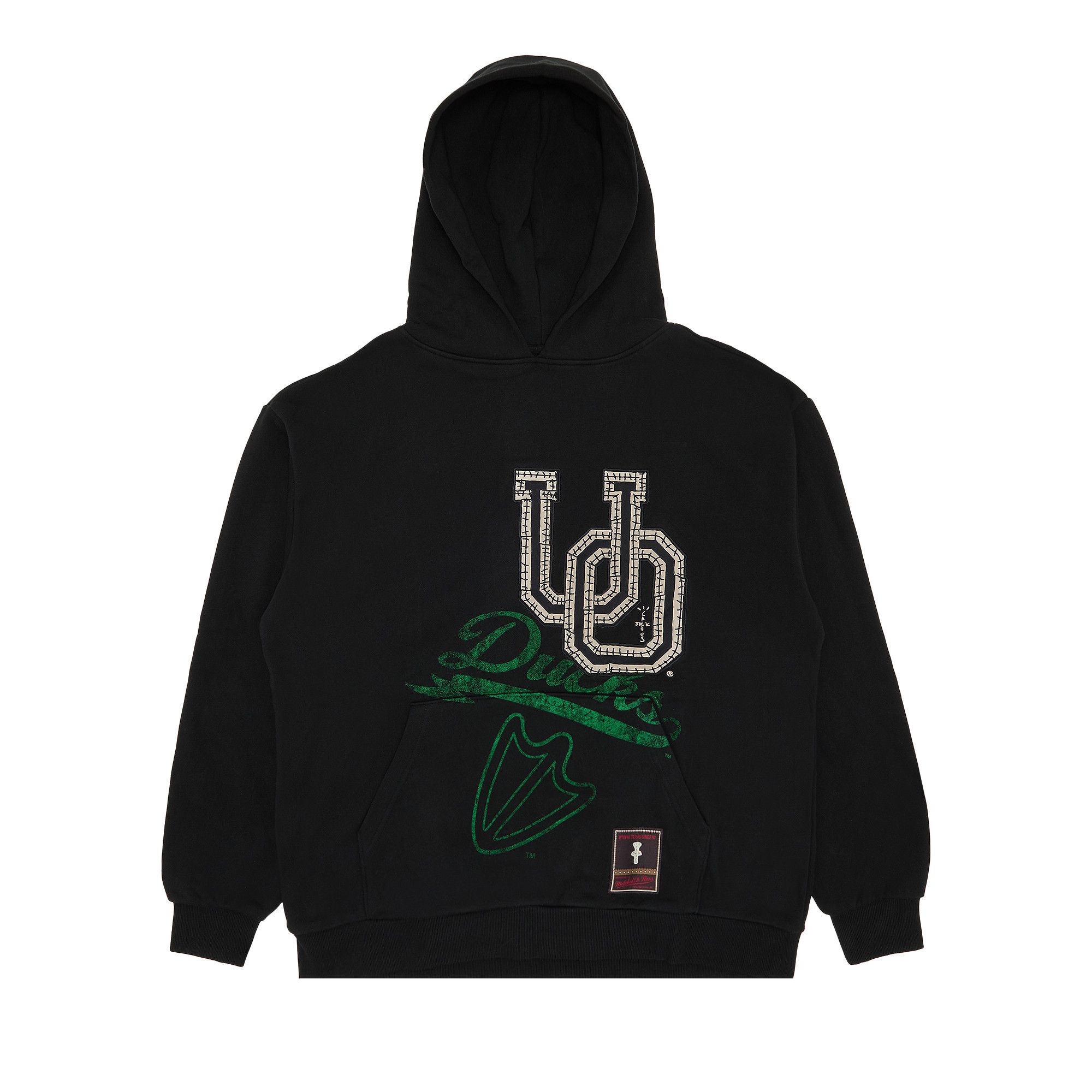 Size m Cactus Jack by Travis Scott x Mitchell Ness University Of Oregon Hoodie Black