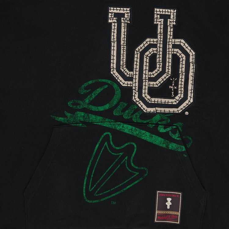 Cactus Jack by Travis Scott x Mitchell  Ness University Of Oregon Hoodie Black