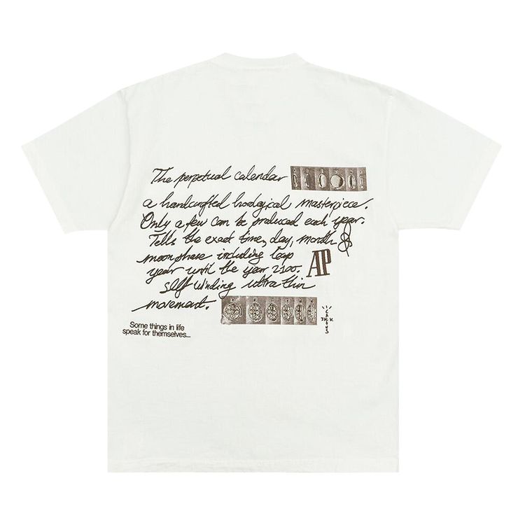 Cactus Jack by Travis Scott x Audemars Piguet Perpetual Calendar Tee White