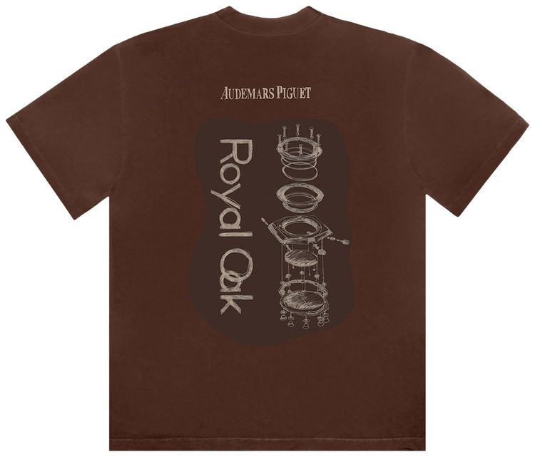 Cactus Jack by Travis Scott x Audemars Piguet Classic Tee Brown
