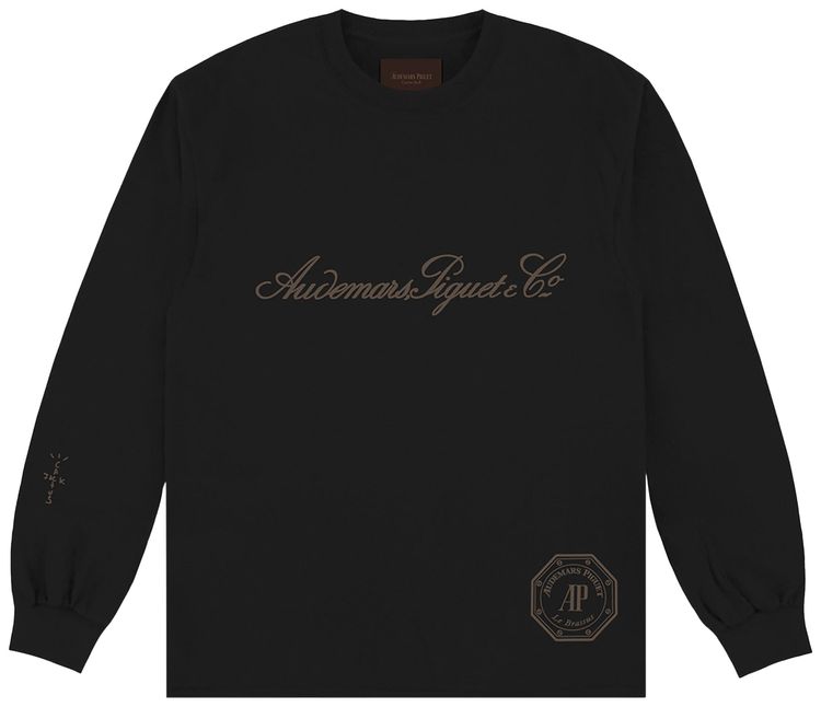 Cactus Jack by Travis Scott x Audemars Piguet Le Brassus Long Sleeve Tee Black