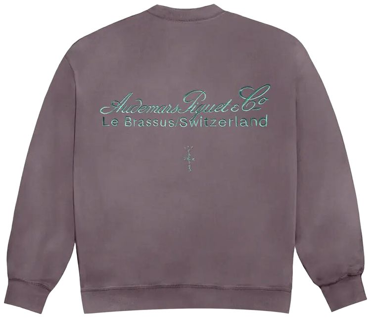 Cactus Jack by Travis Scott x Audemars Piguet Logo Crewneck II Purple