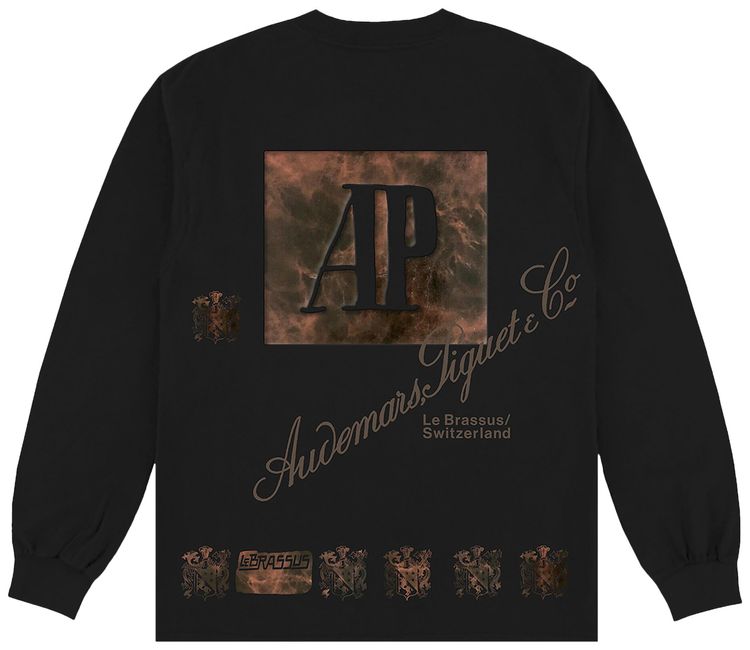 Cactus Jack by Travis Scott x Audemars Piguet Le Brassus Long Sleeve Tee Black