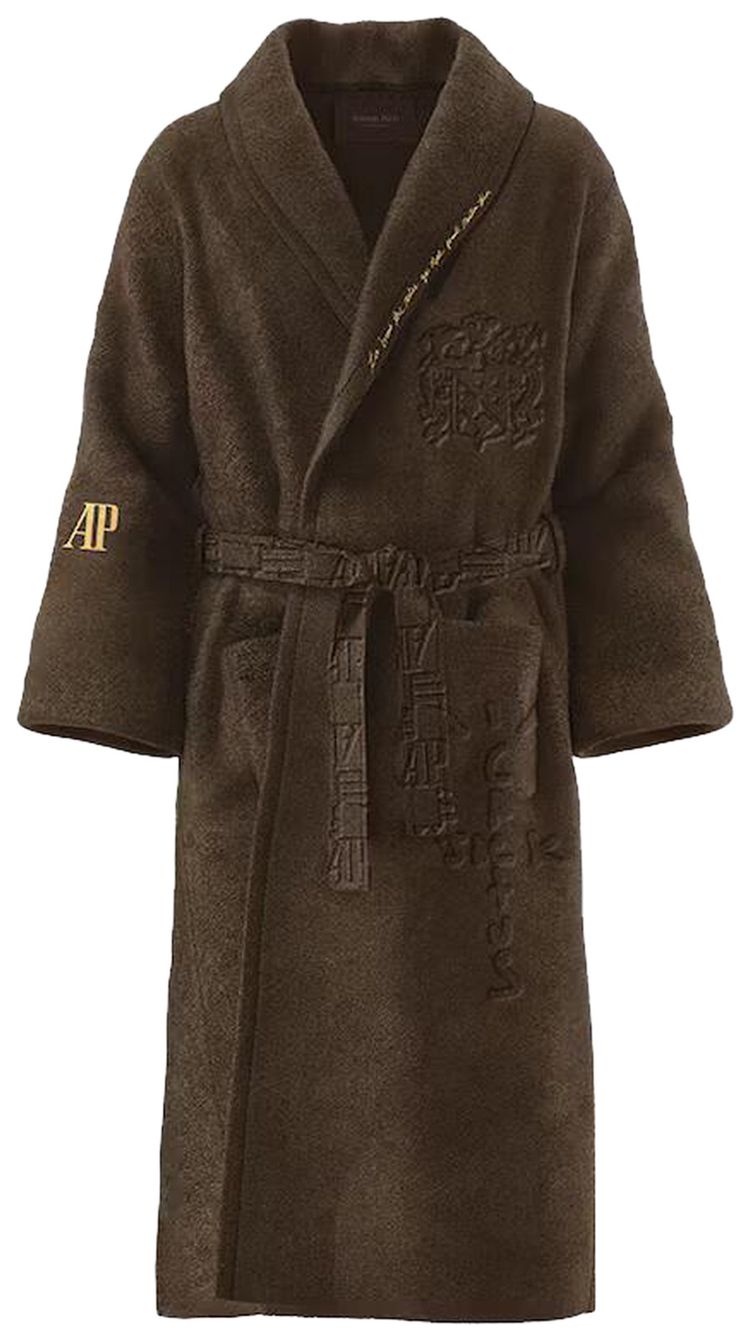 Cactus Jack by Travis Scott x Audemars Piguet Logo Plush Robe Brown