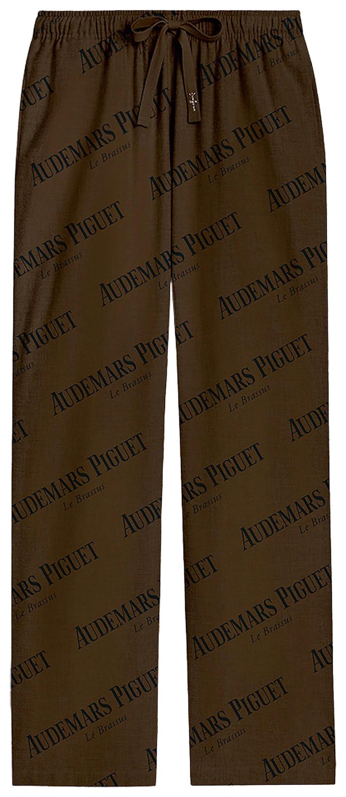 Cactus Jack by Travis Scott x Audemars Piguet Logo Silk Pajama Pants I Brown