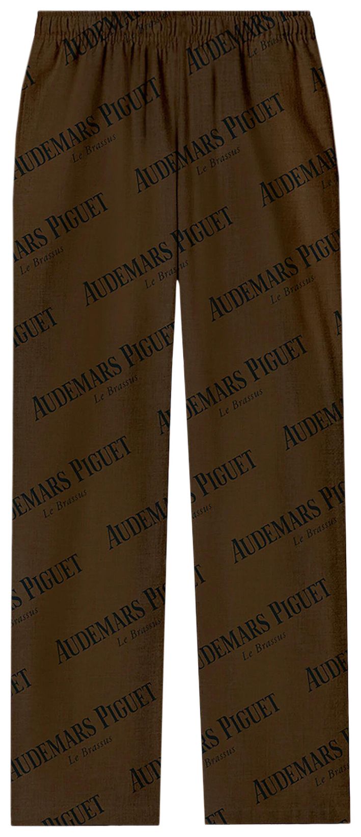 Cactus Jack by Travis Scott x Audemars Piguet Logo Silk Pajama Pants I Brown
