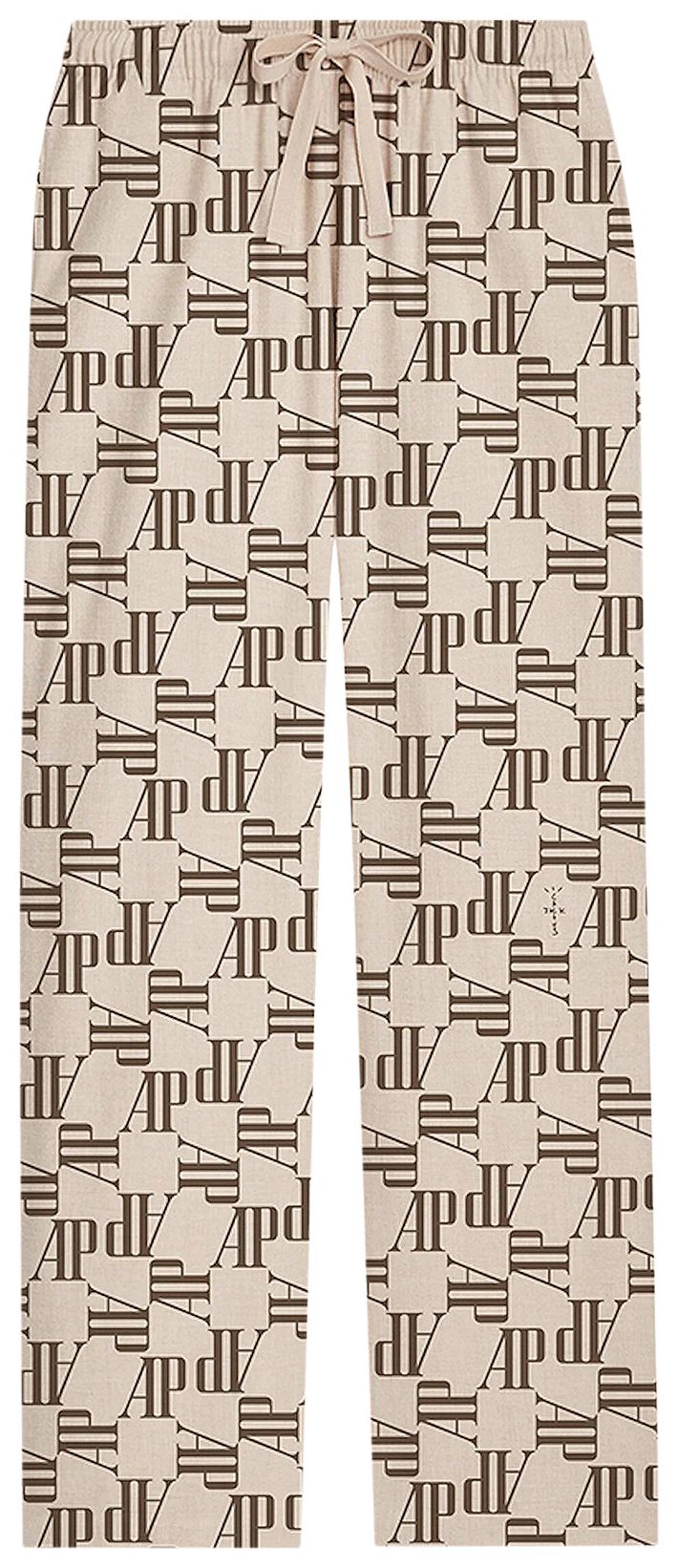 Cactus Jack by Travis Scott x Audemars Piguet Logo Silk Pajama Pants II White