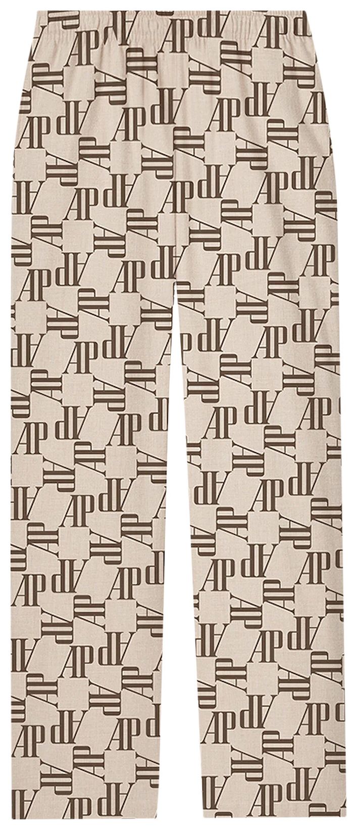 Cactus Jack by Travis Scott x Audemars Piguet Logo Silk Pajama Pants II White