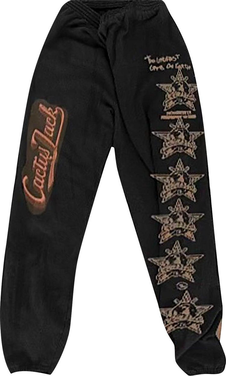 Cactus Jack by Travis Scott Classic Logo Softball Sweatpants Black