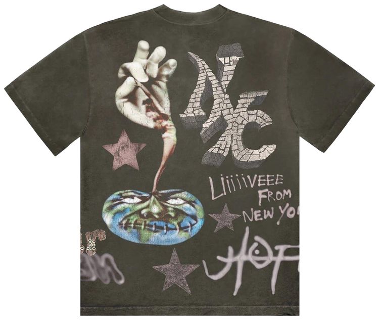 Cactus Jack by Travis Scott Utopia Is In NYC Tee Multicolor