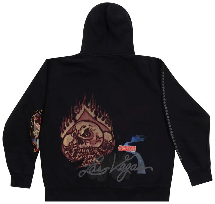 Cactus Jack by Travis Scott Las Vegas Aces Zip Hoodie Black