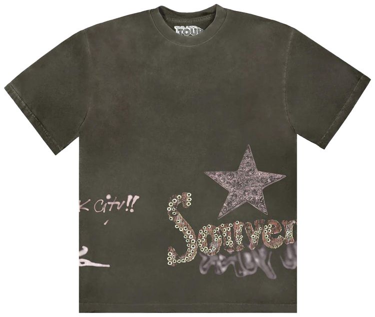 Cactus Jack by Travis Scott Utopia Is In NYC Tee Multicolor