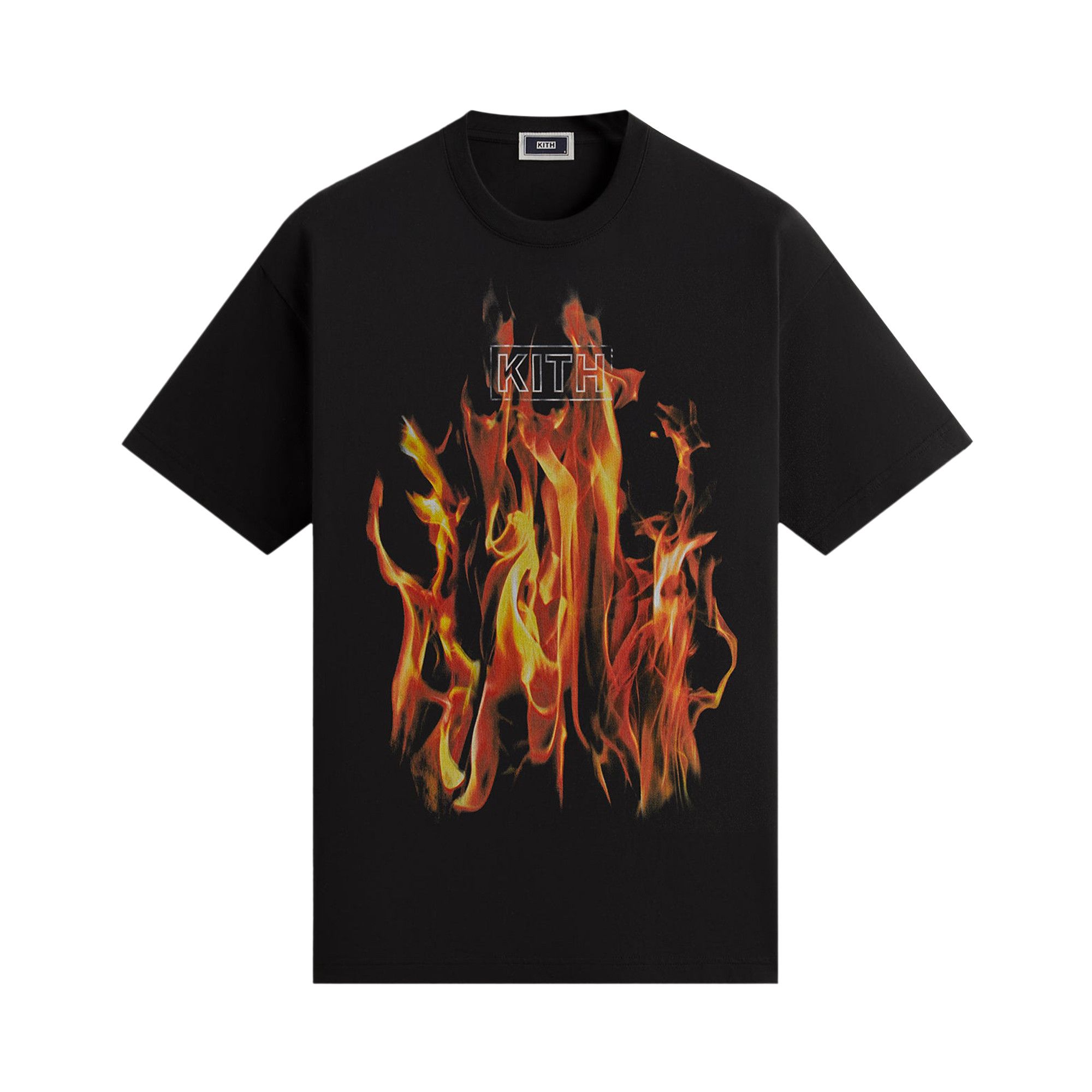 Buy Kith Pyro Box Logo Vintage Tee 'Black' - KHM032330 001