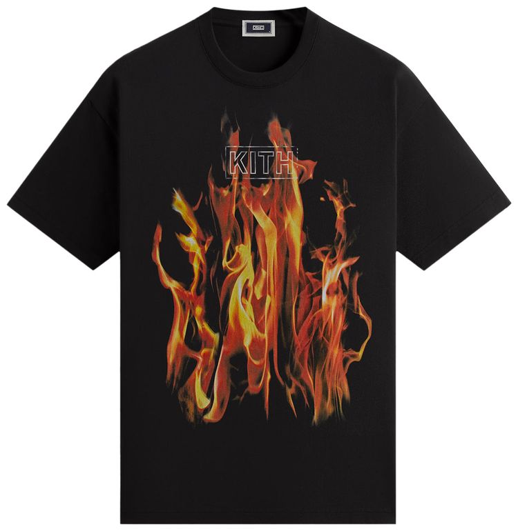 Kith Pyro Box Logo Vintage Tee Black