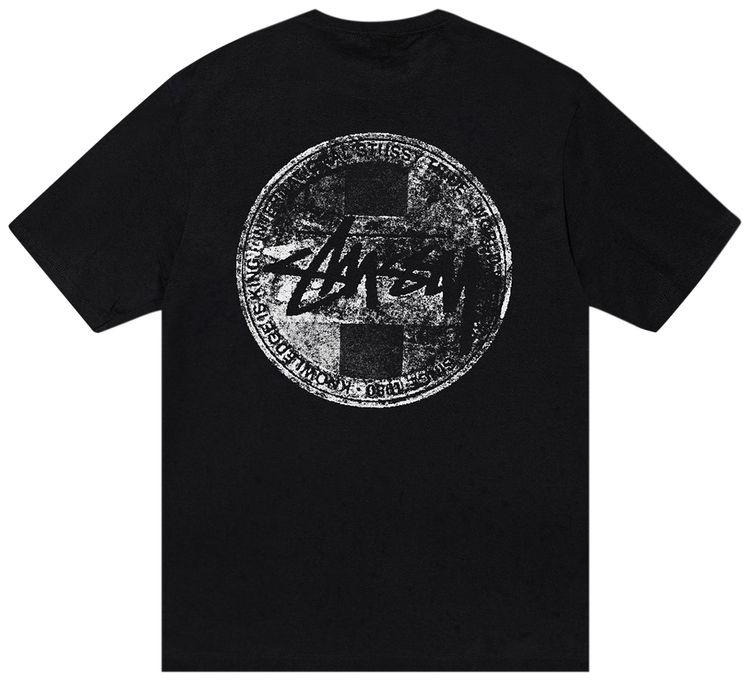 Stussy Dot Stamp Tee Black