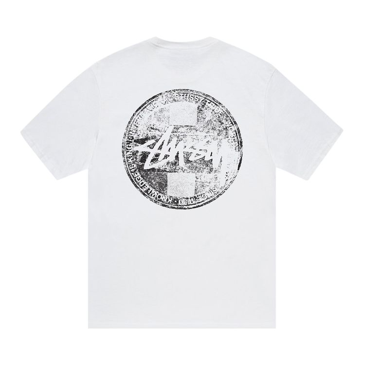 Stussy Dot Stamp Tee White
