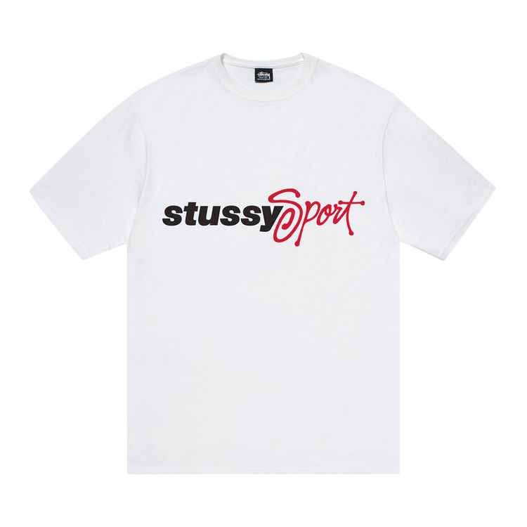 Stussy Sport Script Tee White