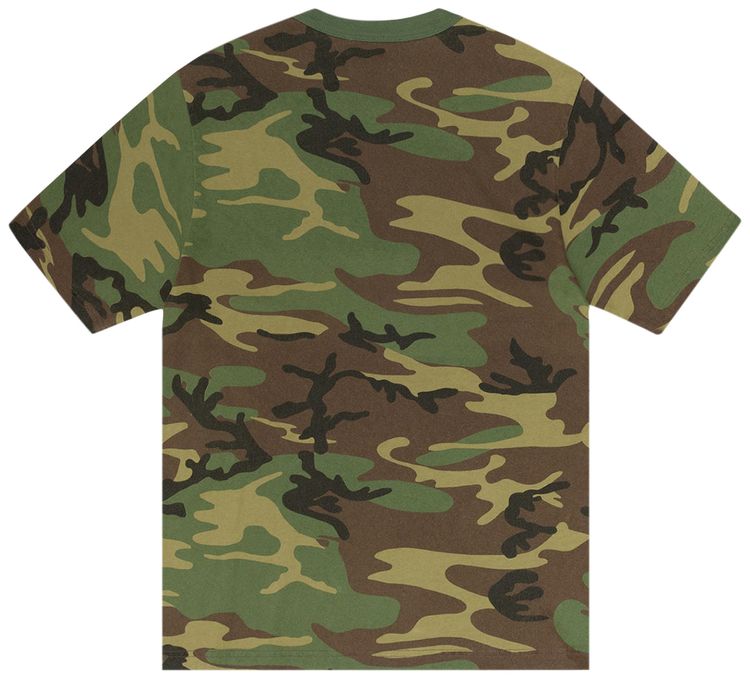 Stussy Sport Script Tee Camo