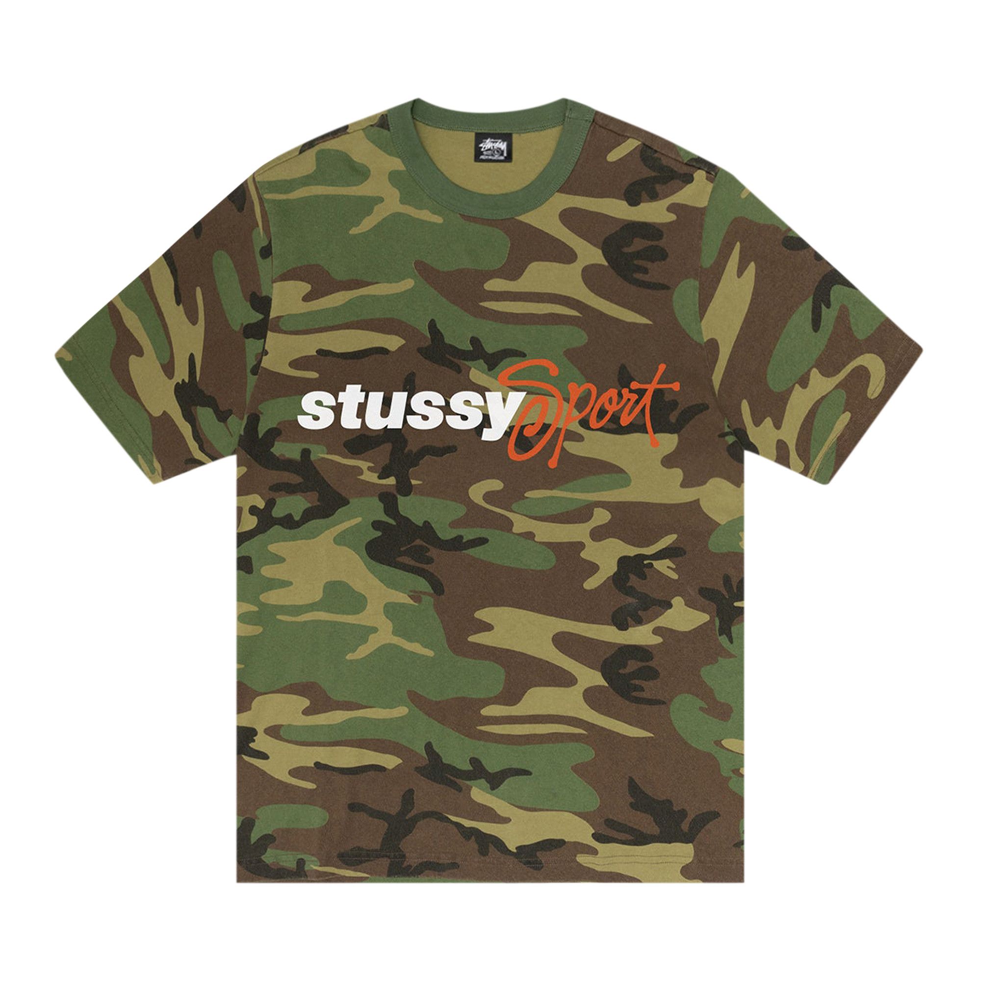 STUSSY【送料込】Sport Script T-Shirt Camo Stussy Sport Script Tee Condition : New with Tag Color