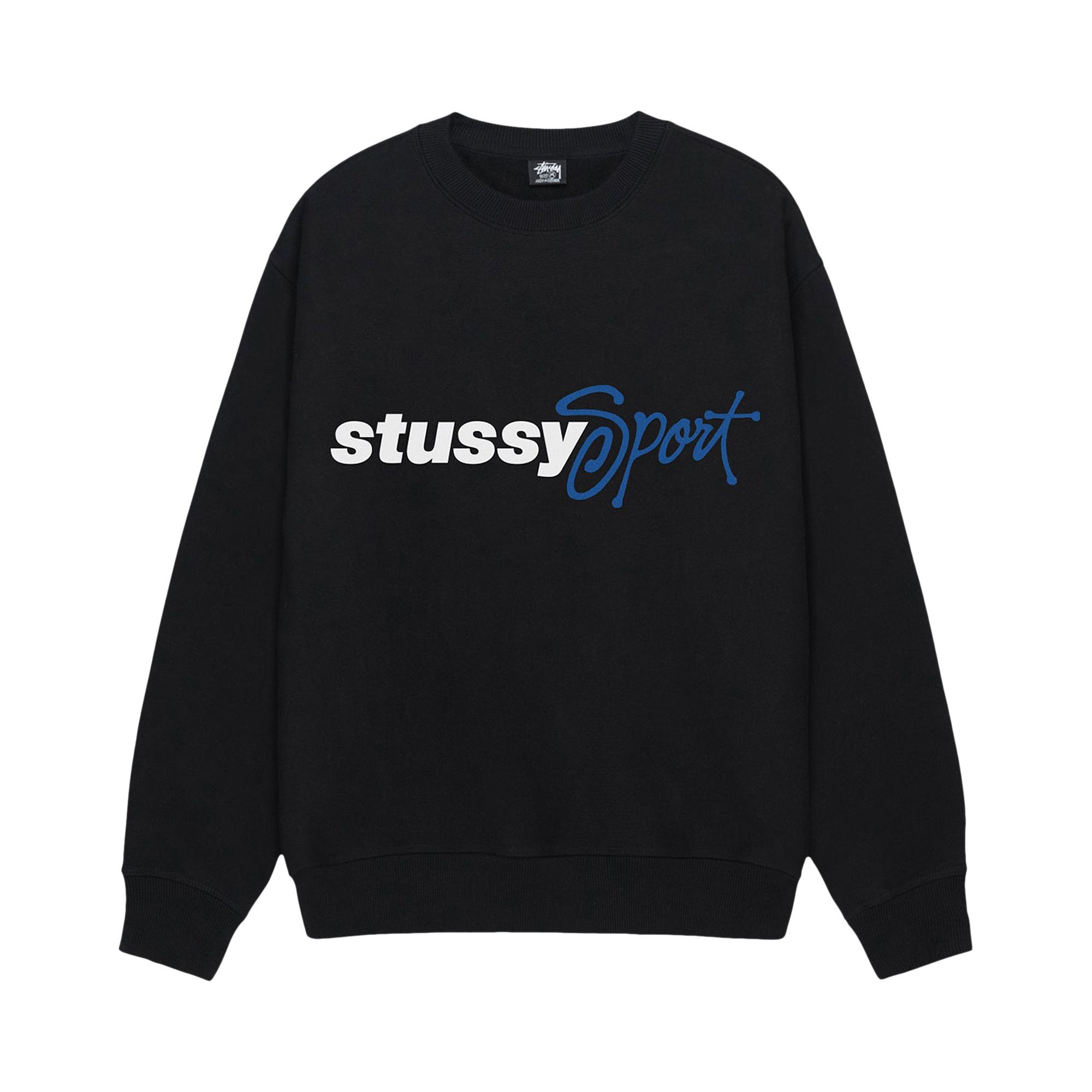Stussy arch applique crew sweatshirt shop
