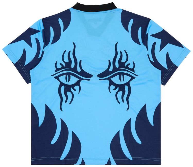 Pleasures Afterlife Soccer Jersey Blue