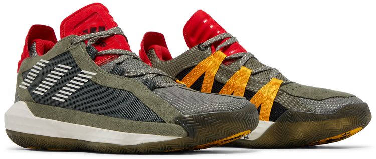 Adidas Dame 6 Legacy Green Red