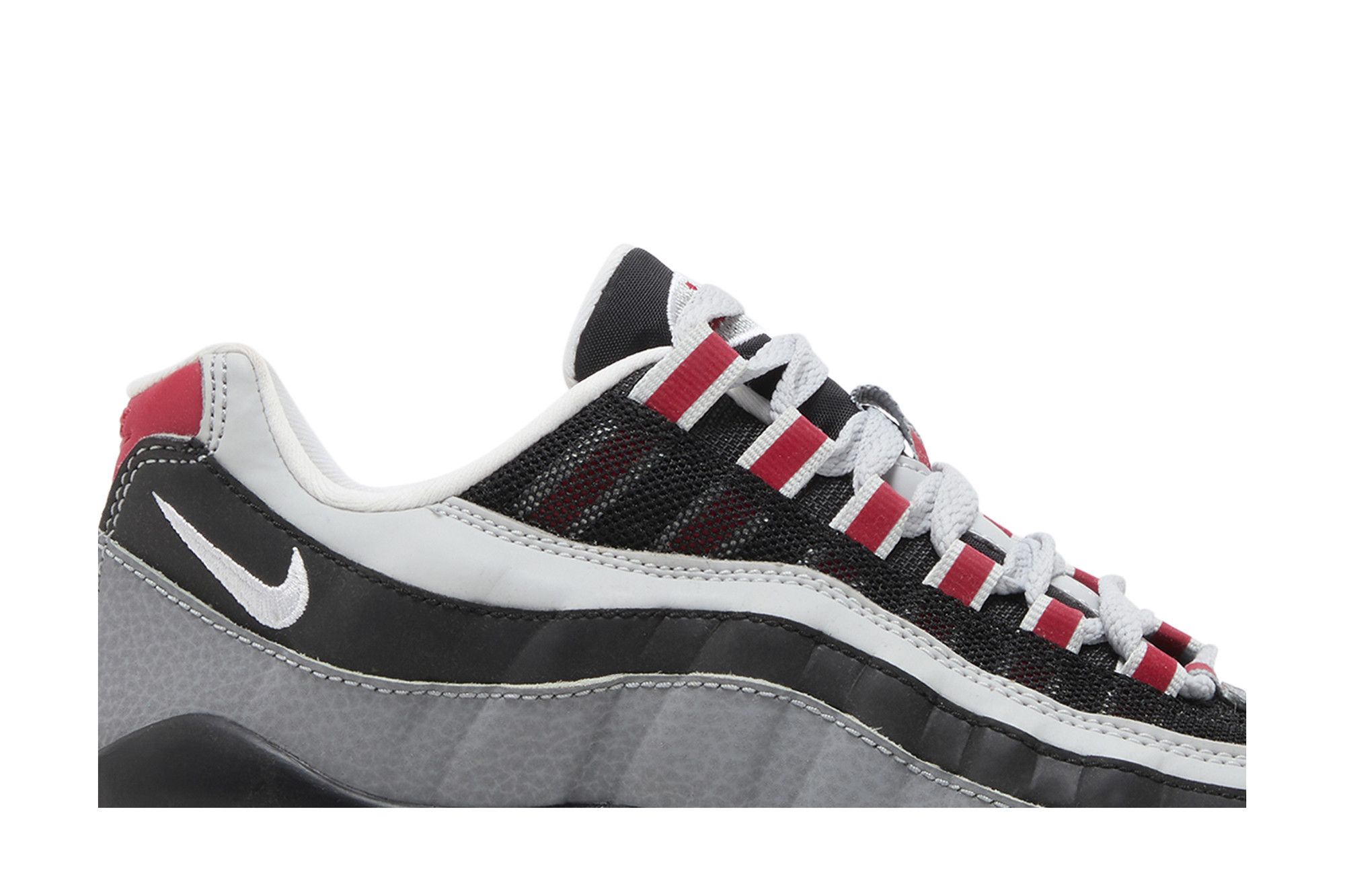 Buy Air Max 95 GS Particle Grey Red 905348 036 GOAT